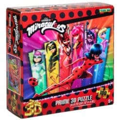 Palapeli 100 palaa Miraculous 3D