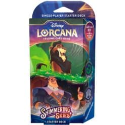 Lorcana Shimmering Skies Starter Deck Emerald & Steel korttipeli